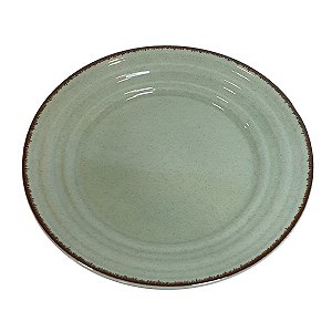 Prato Raso de Porcelana 27cm - Verde