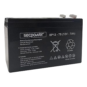 Bateria Selada SecPower SP12-5 12V/7ah