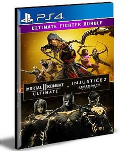 Pacote Mortal Kombat 11 Ultimate + Injustice 2 Ed. Lendária PS5 MÍDIA -  Raimundogamer midia digital