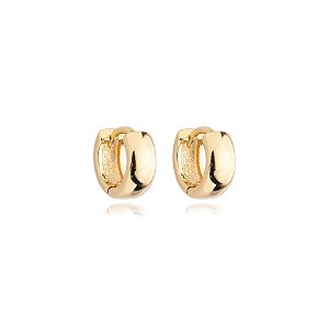 Brinco argolinha ouro semijoia 21a05007