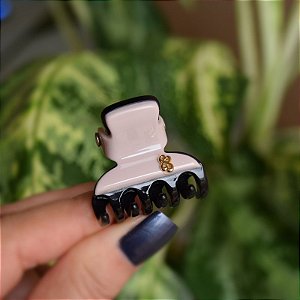 Piranha de cabelo Bianca nude com preto 05 270