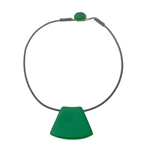 Colar Márcia Pouso resina verde