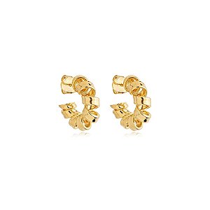 Brinco argola p mola ouro semijoia BZ19562AU