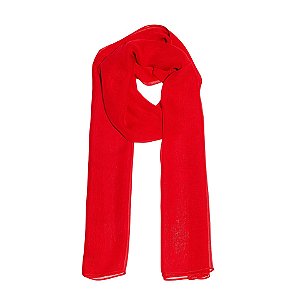 Lenço echarpe vermelho flame red LEN-032