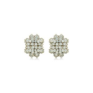 Brinco ponteira Leticia Sarabia cristal boreal 6632