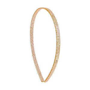 Tiara acrílico Bianca glitter dourado 20 001