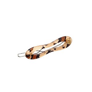 Presilha pequena Bianca acrílico animal print vazada 16 073