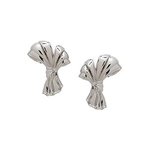 Brinco SD Sheila Morais ear cuff laço prateado