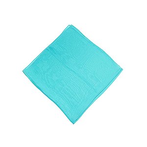 Lenço Quadrado liso azul turquesa LEN-035