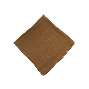 Lenço Quadrado liso marrom escuro LEN-035