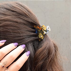 Piranha de cabelo Bianca acrílico floral 05 067