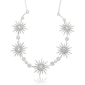 Tiara coroa noiva ponteiras cristais prateado