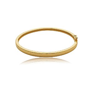 Bracelete liso ouro semijoia SL-230504