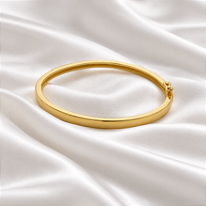 Bracelete Liso Ouro Semijoia SL-230504