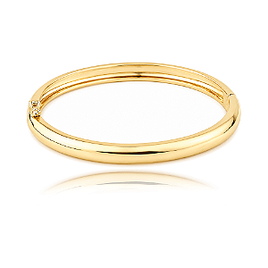 Bracelete liso ouro semijoia SZ-230501
