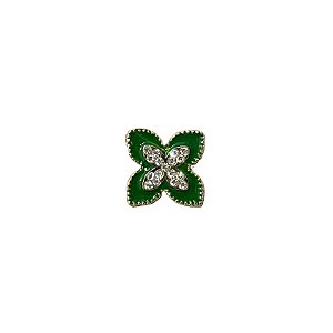 Broche magnético trevinho verde