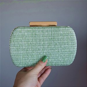 Clutch palha verde