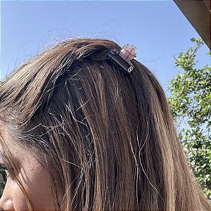 Piranha de cabelo Bianca acrílico xadrez 05 296
