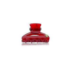Piranha de cabelo Bianca acrílico vermelho escuro 05 306