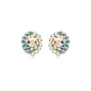 Brinco ponteira Leticia Sarabia cristal boreal 4479