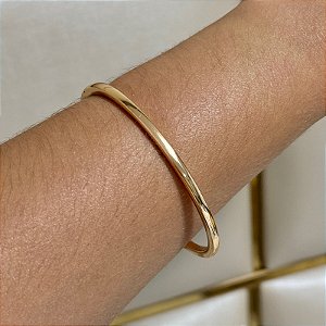 Bracelete aro ouro semijoia