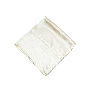 Lenço cetim quadrado liso bege claro LEN-055