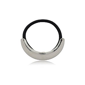 Rabicó metal curvado prateado