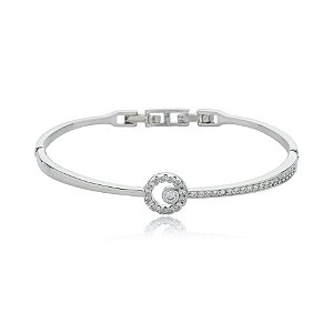 Bracelete zircônia ródio semijoia PU 1087