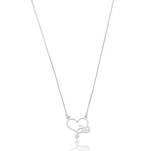 Colar mãe zircônia prata 925