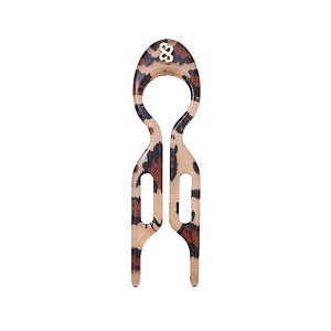 Pente hairpin Bianca g acrílico animal print 70 049