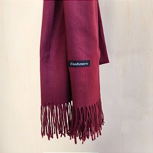 Pashimina Cashmere vinho Pas 014