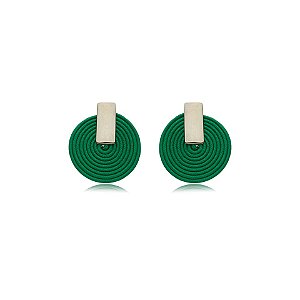 Brinco Design Natural algodão verde BR 2041