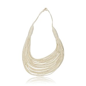 Colar Design Natural algodão off white CO 1341