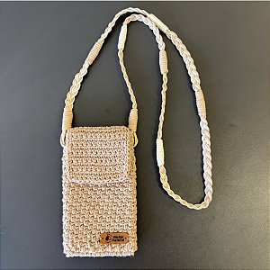 Bolsa Design Natural algodão areia