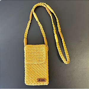 Bolsa Design Natural algodão amarelo