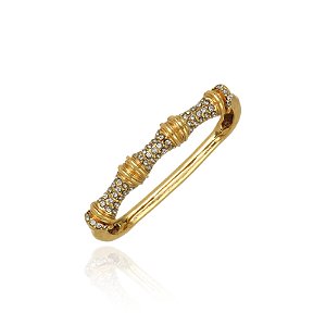 Brinco ear cuff Claudia Arbex encaixe ouro vintage