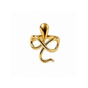 Anel serpente ouro semijoia JZ-2405105