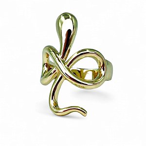Anel serpente ouro semijoia JZ-2405105