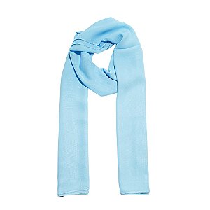 Lenço echarpe azul bebê LEN-051