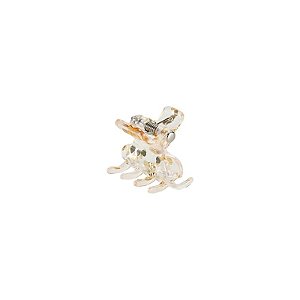 Piranha de cabelo Bianca acrilíco corações dourado 05 079