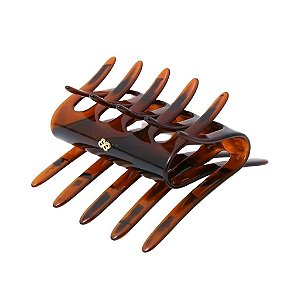 Pente Bianca crab g acrílico marrom 90 023