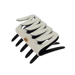 Pente Bianca crab g acrílico off white com preto 90 023