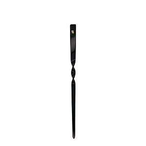 Palito coque Bianca acrílico torcido preto 70 012