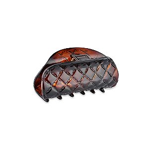 Piranha de cabelo francesa Finestra tartaruga matelassê N749