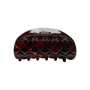 Piranha de cabelo francesa Finestra tartaruga matelassê N749