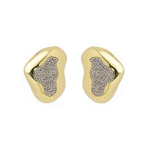 Brinco pressão Nádia Gimenes orgânico cristais black diamond