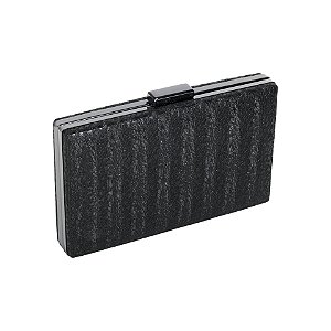 Clutch retangular preto E-37