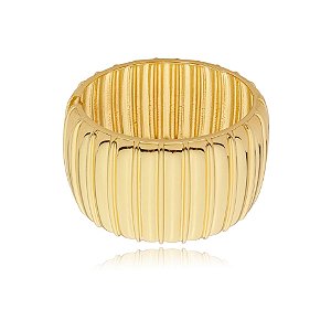 Bracelete trabalhado ouro semijoia