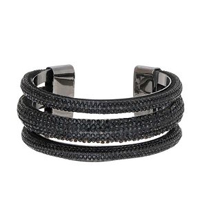 Bracelete Juliana Manzini shine black