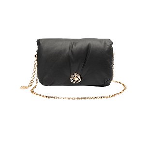Bolsa Isla puffer pelica preto